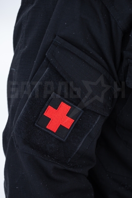 Патч (шеврон) "Красный крест" (50Х50 мм.) вышивка