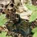 Ботинки треккинговые Lowa средние, зелёный мох