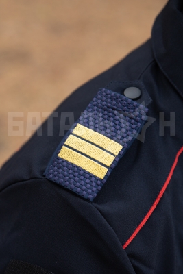 Фальш-погоны нового образца Полиция Сержант, темно-синий