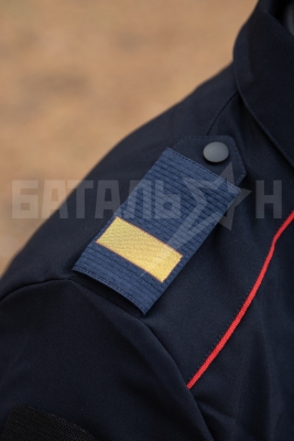 Фальш-погоны нового образца Полиция Старший сержант, темно-синий