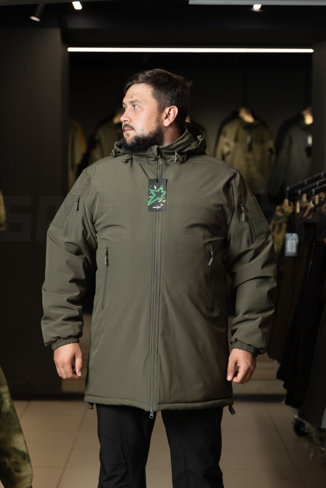 Куртка тактическая Level 7, Gongtex, зима, олива