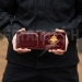 Обложка на удостоверение с металлическим значком МВД РФ