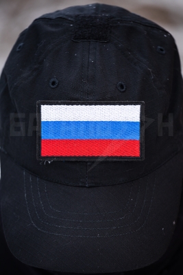 Патч (шеврон) Флаг России (50Х90 мм.) вышивка